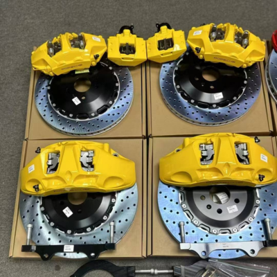 Audi Rear Caliper – RS Style – 4-Piston – Yellow