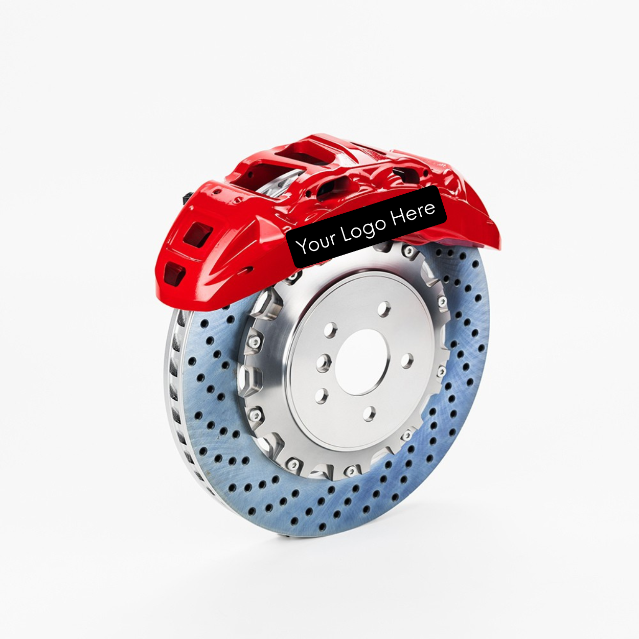 Audi Front Caliper – RS Style – 8-Piston – Red