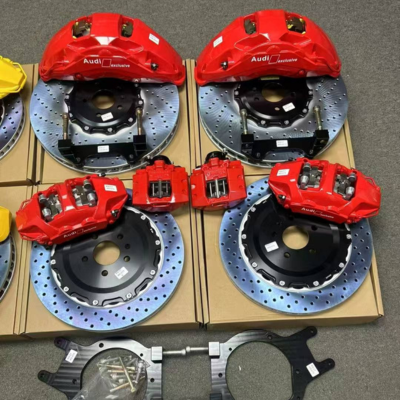 Audi Front Caliper – RS Style – 6-Piston – Red