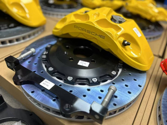 Audi Rear Caliper – RS Style – 4-Piston – Yellow