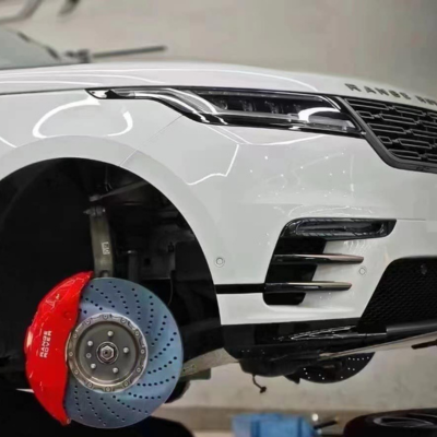 Land Rover Front Caliper – AK10 Piston – Red