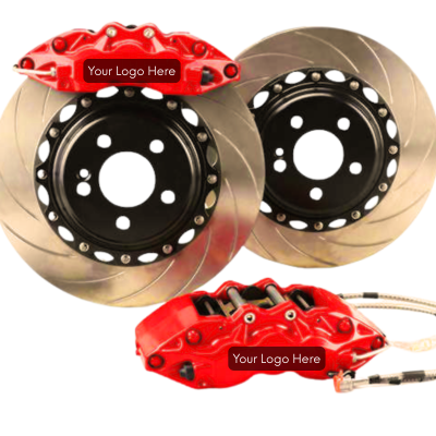 Mercedes Front Caliper – AMG Style – 6-Piston – Red
