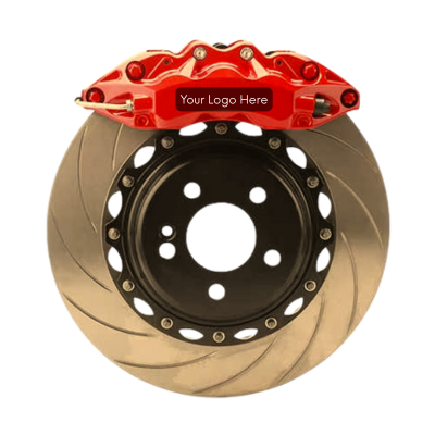 Mercedes Front Caliper – AMG Style – 6-Piston – Red