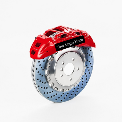 Audi Front Caliper – RS Style – 8-Piston – Red