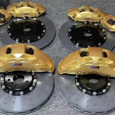 BMW Front Caliper – Brembo GT6 Style – Gold – 6-Piston