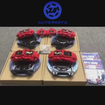 BMW Front Caliper – Brembo GT6 Style – Red – 6-Piston